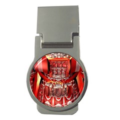 Mechanical Droid Mandelbulb Money Clips (round)  by Pakrebo