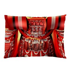 Mechanical Droid Mandelbulb Pillow Case (two Sides) by Pakrebo