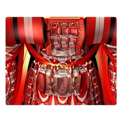 Mechanical Droid Mandelbulb Double Sided Flano Blanket (large)  by Pakrebo