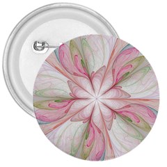 Pink Blue Flower Blossom Rose 3  Buttons by Pakrebo