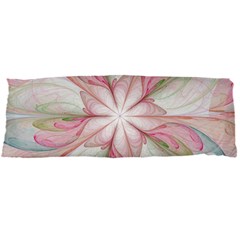 Pink Blue Flower Blossom Rose Body Pillow Case Dakimakura (two Sides) by Pakrebo