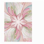 Pink Blue Flower Blossom Rose Large Garden Flag (Two Sides) Back