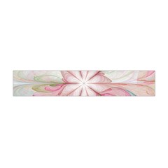 Pink Blue Flower Blossom Rose Flano Scarf (mini) by Pakrebo