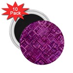 Purple Pattern Background 2.25  Magnets (10 pack)  Front