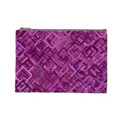 Purple Pattern Background Cosmetic Bag (large) by Pakrebo