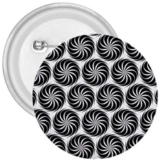 Pattern Swirl Spiral Repeating 3  Buttons by Pakrebo