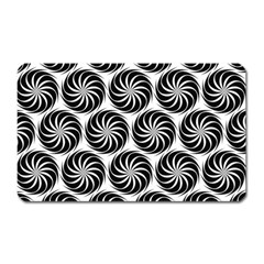 Pattern Swirl Spiral Repeating Magnet (rectangular) by Pakrebo