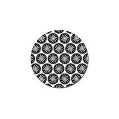 Pattern Swirl Spiral Repeating Golf Ball Marker by Pakrebo