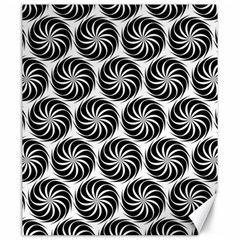 Pattern Swirl Spiral Repeating Canvas 20  X 24  by Pakrebo