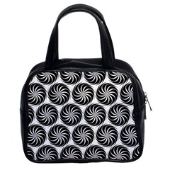 Pattern Swirl Spiral Repeating Classic Handbag (two Sides) by Pakrebo