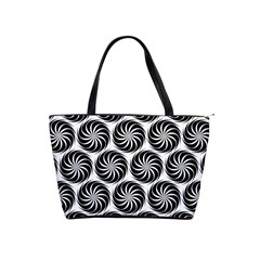 Pattern Swirl Spiral Repeating Classic Shoulder Handbag by Pakrebo