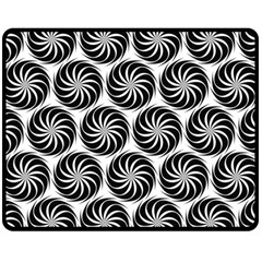 Pattern Swirl Spiral Repeating Fleece Blanket (medium)  by Pakrebo