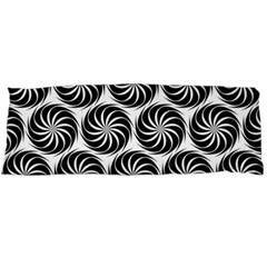 Pattern Swirl Spiral Repeating Body Pillow Case (dakimakura) by Pakrebo