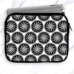 Pattern Swirl Spiral Repeating Apple Ipad 2/3/4 Zipper Cases by Pakrebo