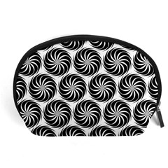 Pattern Swirl Spiral Repeating Accessory Pouch (large) by Pakrebo