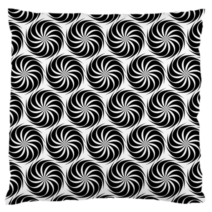 Pattern Swirl Spiral Repeating Standard Flano Cushion Case (One Side)