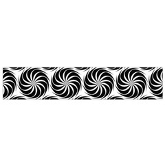 Pattern Swirl Spiral Repeating Small Flano Scarf by Pakrebo