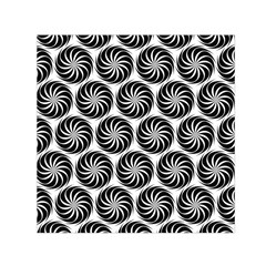 Pattern Swirl Spiral Repeating Small Satin Scarf (square) by Pakrebo