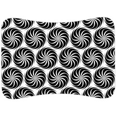 Pattern Swirl Spiral Repeating Velour Seat Head Rest Cushion by Pakrebo