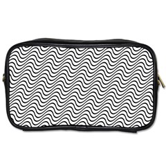 Wave Wave Lines Diagonal Seamless Toiletries Bag (one Side) by Pakrebo