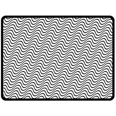 Wave Wave Lines Diagonal Seamless Fleece Blanket (large)  by Pakrebo