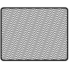 Wave Wave Lines Diagonal Seamless Fleece Blanket (medium)  by Pakrebo