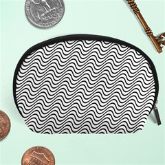 Wave Wave Lines Diagonal Seamless Accessory Pouch (large) by Pakrebo