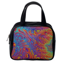 Fractal Psychedelic Fantasy Surreal Classic Handbag (one Side) by Pakrebo