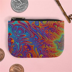 Fractal Psychedelic Fantasy Surreal Mini Coin Purse by Pakrebo