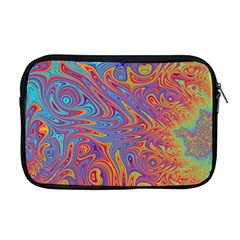 Fractal Psychedelic Fantasy Surreal Apple Macbook Pro 17  Zipper Case by Pakrebo