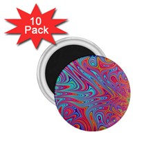 Fractal Bright Fantasy Design 1 75  Magnets (10 Pack)  by Pakrebo