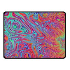 Fractal Bright Fantasy Design Fleece Blanket (small) by Pakrebo