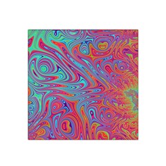 Fractal Bright Fantasy Design Satin Bandana Scarf