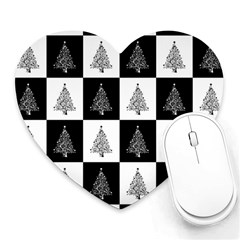 Christmas Tree Christmas Tree Heart Mousepads by Pakrebo