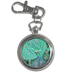 Fractal Artwork Fan Shape Art Key Chain Watches by Pakrebo