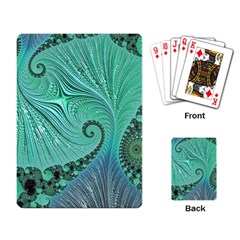 Fractal Artwork Fan Shape Art Playing Cards Single Design by Pakrebo