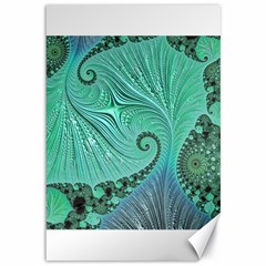 Fractal Artwork Fan Shape Art Canvas 12  X 18  by Pakrebo