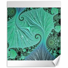 Fractal Artwork Fan Shape Art Canvas 16  X 20  by Pakrebo