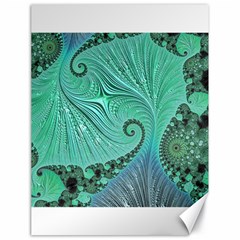 Fractal Artwork Fan Shape Art Canvas 18  X 24  by Pakrebo