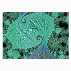 Fractal Artwork Fan Shape Art Large Glasses Cloth by Pakrebo