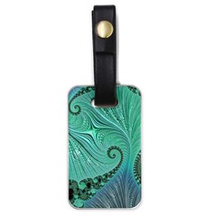 Fractal Artwork Fan Shape Art Luggage Tags (one Side)  by Pakrebo