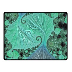 Fractal Artwork Fan Shape Art Double Sided Fleece Blanket (small)  by Pakrebo