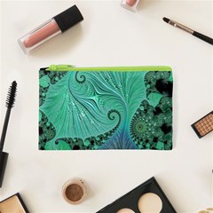 Fractal Artwork Fan Shape Art Cosmetic Bag (xs)