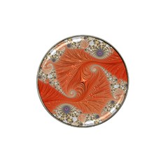 Fractal Art Artwork Pattern Fractal Hat Clip Ball Marker by Pakrebo