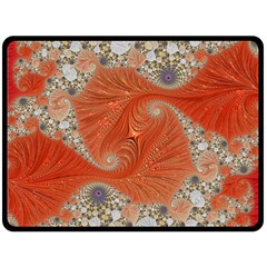 Fractal Art Artwork Pattern Fractal Fleece Blanket (large)  by Pakrebo