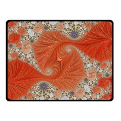 Fractal Art Artwork Pattern Fractal Double Sided Fleece Blanket (small)  by Pakrebo