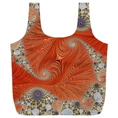 Fractal Art Artwork Pattern Fractal Full Print Recycle Bag (xl) by Pakrebo