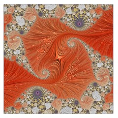 Fractal Art Artwork Pattern Fractal Large Satin Scarf (square) by Pakrebo