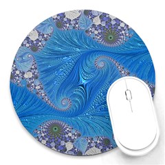 Fractal Artwork Artwork Fractal Art Round Mousepads