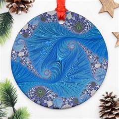 Fractal Artwork Artwork Fractal Art Ornament (Round)